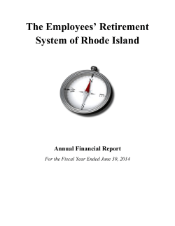 2014 - Employees` Retirement System of Rhode Island