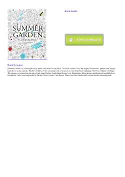 ePub Online Summer Garden: Colouring Book Ebook