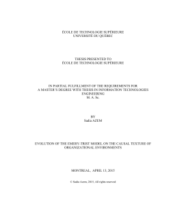 &eacute;cole de technologie sup&eacute;rieure universit&eacute; du qu&eacute;bec