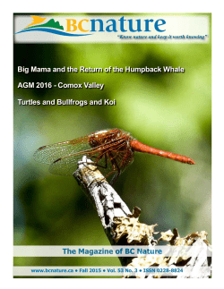 Fall 2015 - BC Nature