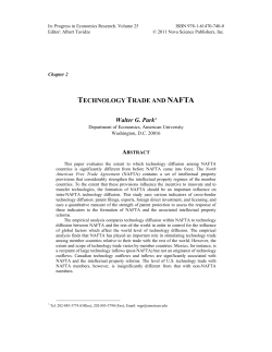 technology trade and nafta