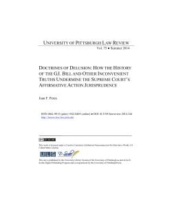 doctrines of delusion: how the history of the gi bill and other