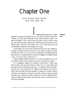 Chapter One - Responsive Classroom