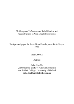 full report, pdf - The Centre for the Study of African Economies