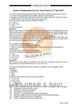 GS Test-6 Ans Keys