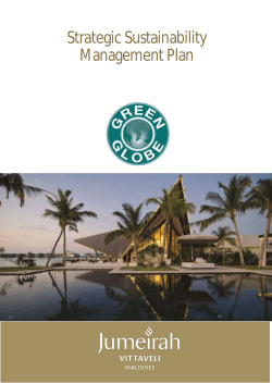 Sustainability Management Plan