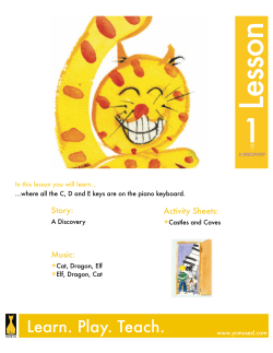 Musicland Level I Lesson 1 A Discovery