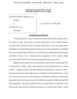 Memorandum Opinion - US Department of Justice
