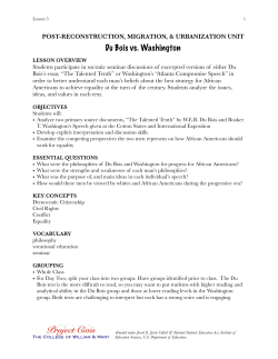 DuBois v. Washington - Social