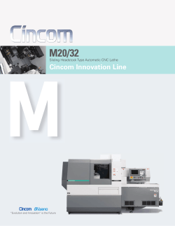 Cincom M4 brochure