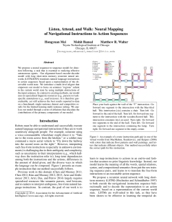 Neural Mapping of Navigational Instructions to Action Sequences