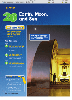 Earth, Moon, and Sun