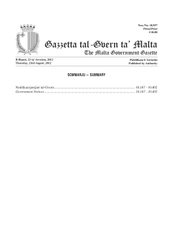 Gazzetta tal-Gvern ta` Malta