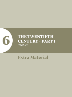 6 the twentieth Century
