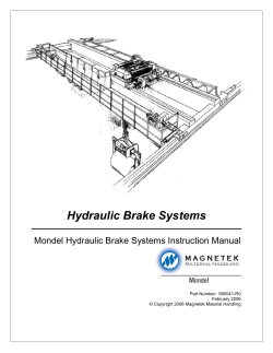 Hydraulic Brake Systems