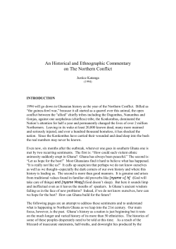 An Historical and Ethnographic Commentary