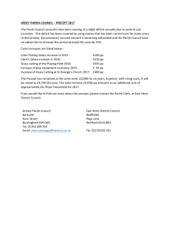 Precept notice Jan 2017