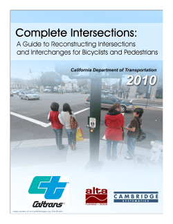 Complete Intersections - National Association of City Transportation