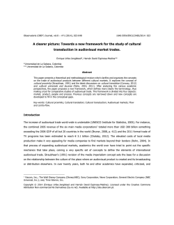 A clearer picture: Towards a new framework for the study of cultural