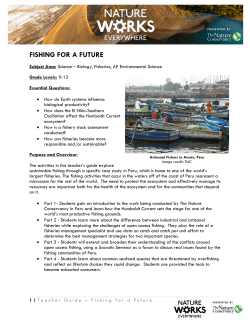 fishing for a future - Nature Works Everywhere