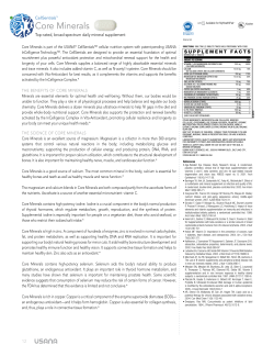 Core Minerals - USANA Health Sciences