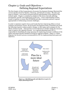 Chapter 3: Goals and Objectives &ndash; Defining