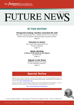 June 2015 - the Futures Foundation