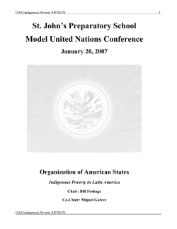 St. John`s Preparatory School Model United Nations Conference