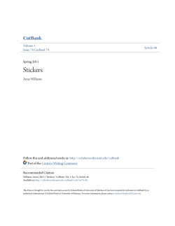 Stickers - ScholarWorks @ UMT