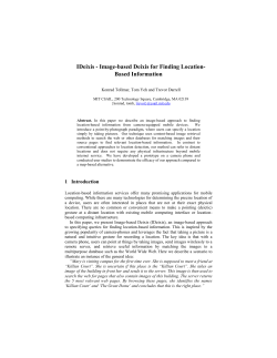 IDeixis - Image-based Deixis for Finding Location