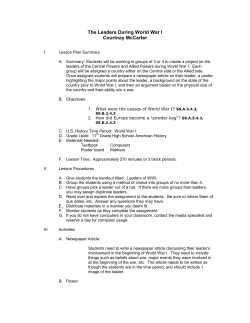 Leaders of World War I