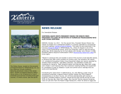 news release - Kingsmill Resort