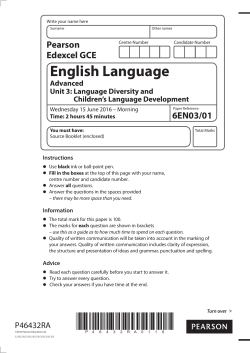 Question Paper - Edexcel