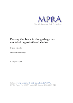 - Munich Personal RePEc Archive