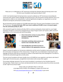 Please join us in celebrating our 50th Anniversary and help the