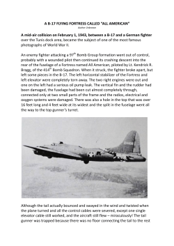 A B-17 FLYING FORTRESS CALLED &ldquo;ALL AMERICAN&rdquo; A mid