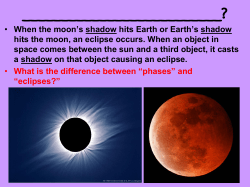 and &ldquo;eclipses?&rdquo;