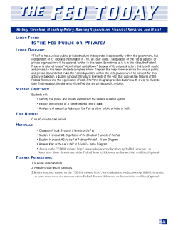 is the fed public or private?