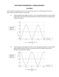 Extra Practice Trig Application &ndash; Setting up Equations