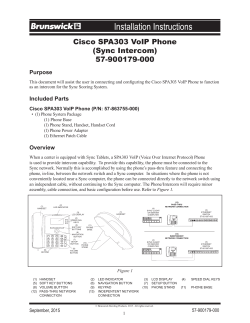 Cisco SPA303 VoIP Phone (Sync Intercom) 57