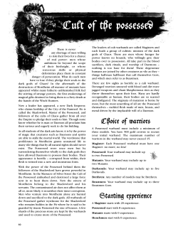 Cult of the possessed