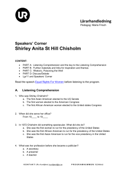 Shirley Anita St Hill Chisholm