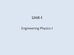 Unit-I