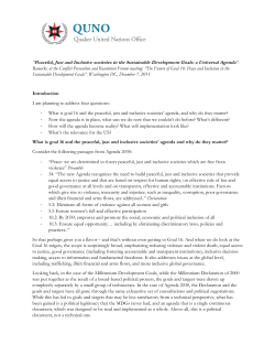 Andrew Tomlinson`s remarks at the Conflict Prevention and