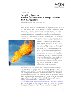 Sampling Systems: Flare Gas Applications