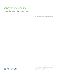 Now - Article One Partners