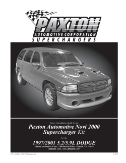 Get - Paxton Superchargers