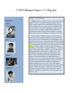 To Kill A Mockingbird Chapters 9