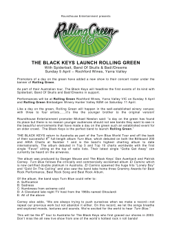 the black keys launch rolling green