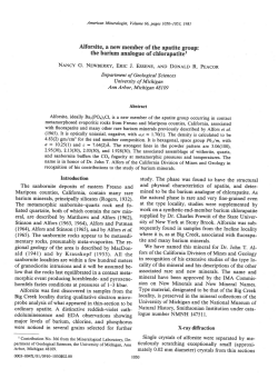 Alforsite, a new member of the apatite grouD: the barium analogue